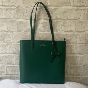 Kate Spade emerald green handbag (NWOT)